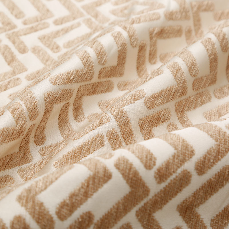 欧式抱枕雪尼尔几何高精密沙发布