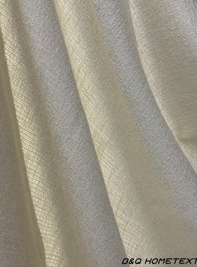 现代轻奢色织棉麻小机理窗帘布沙发布别墅样板间抱枕等装饰布料