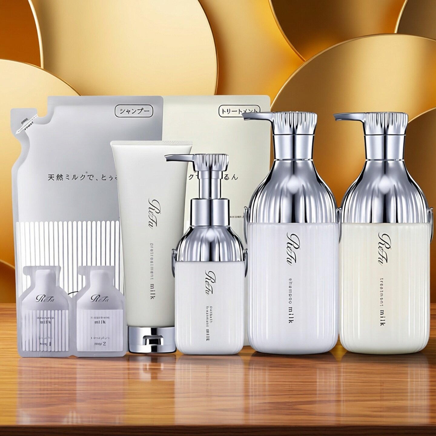 ReFa黎珐日本牛奶蛋白洗发水护发素500ml修护深层滋养修复柔顺