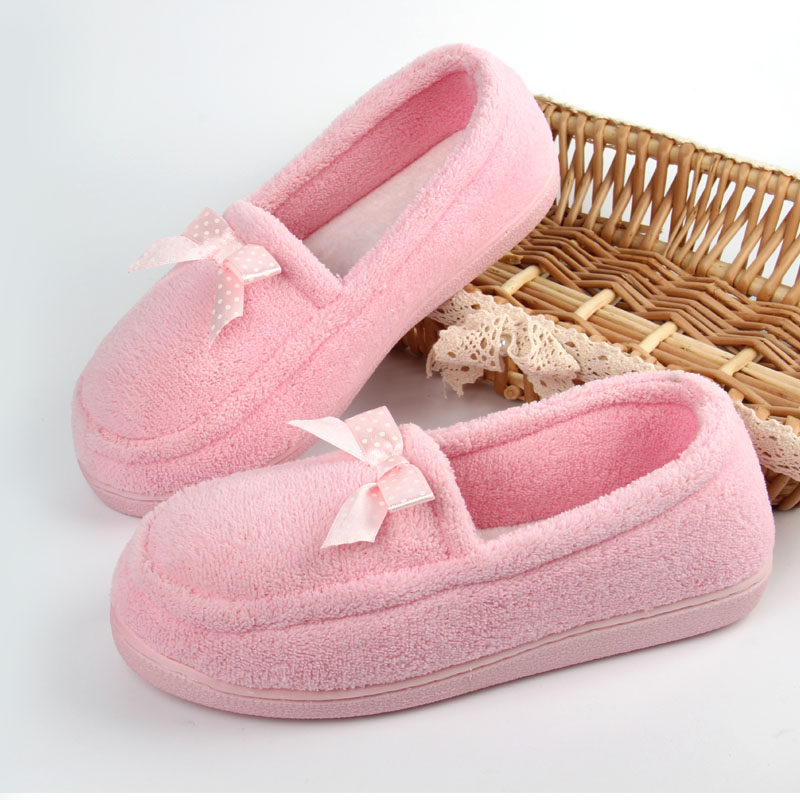 秋冬包跟软底防滑产妇居家拖鞋