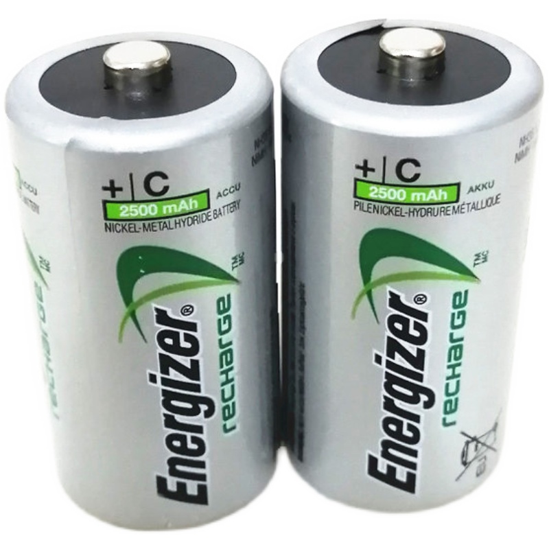 Energizer劲量2号充电电池HR14容量2500MAH镍氢 LR14 R14 C包邮