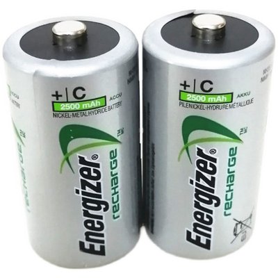 Energizer劲量2号充电电池HR14容量2500MAH镍氢 LR14 R14 C 包邮