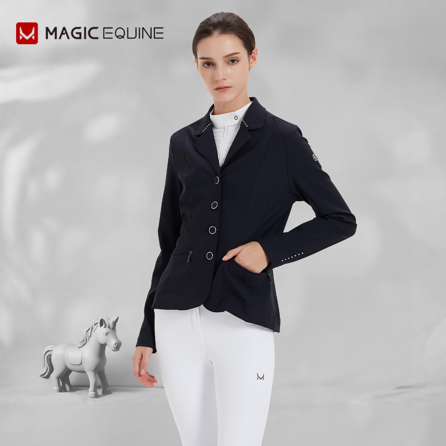 BR骑士服马术女款MB曼驿骑士装备