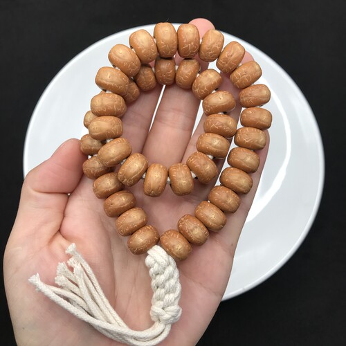 支持一图一物大孔道国工甜甜圈尼泊尔凤眼菩提子手持手链佛珠