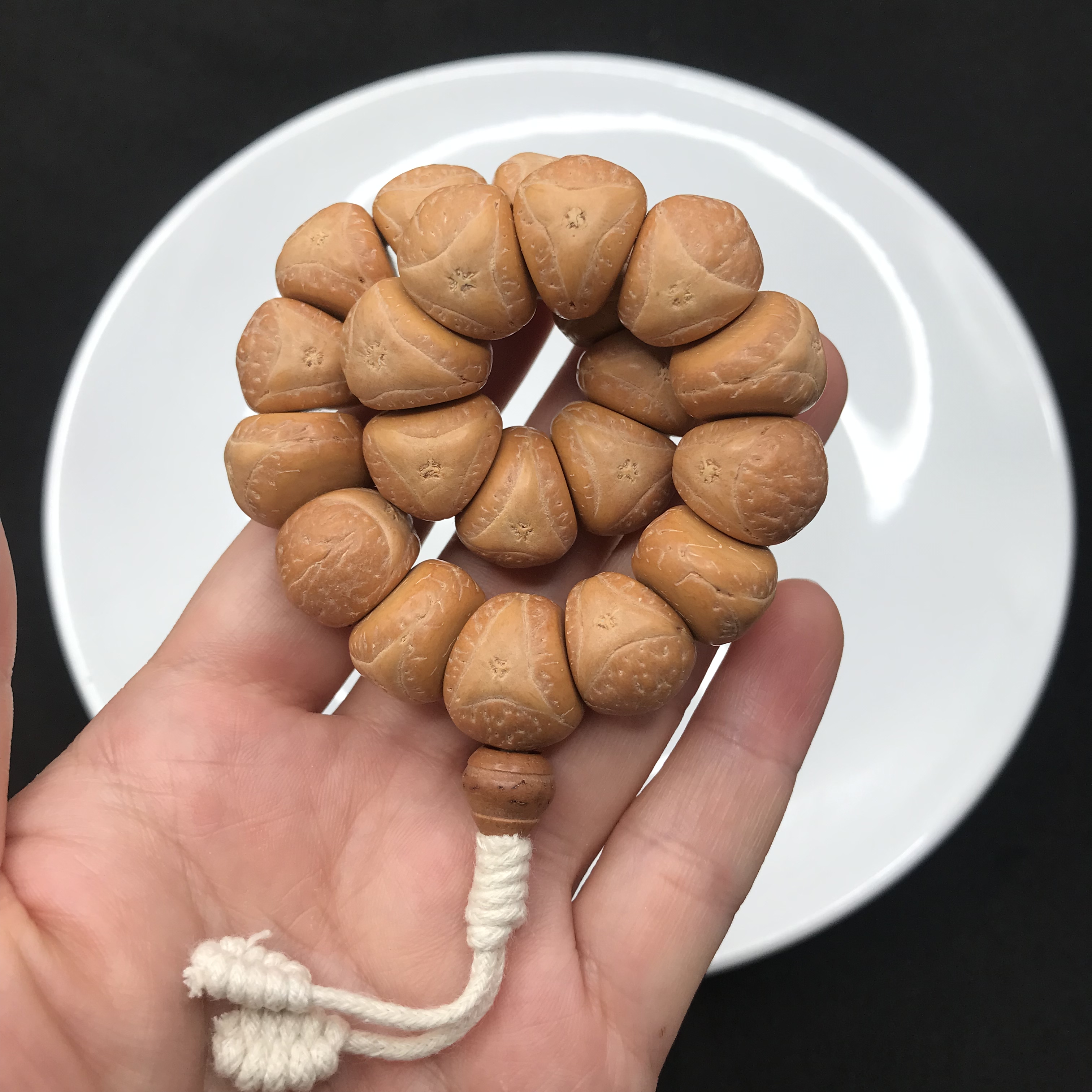 一图一物16mm球龙尼泊尔正圆龙眼菩提子大肠手串手持男女手链佛珠