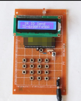 基于51单片机万能学习型红外遥控器设计 手工制作遥控器电子散件