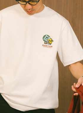 DAKYAM(达人)2025S/S Dream Hugger TEE 拥抱星辰的梦印花短袖T恤