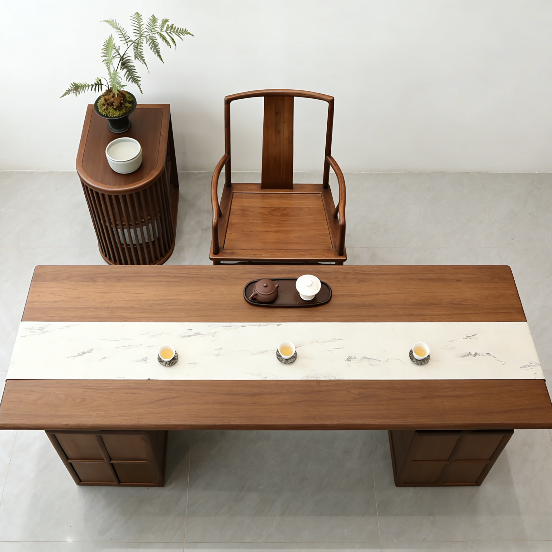 宋式美学茶台国风黑胡桃简约办公室白蜡木客厅家用别墅茶桌椅组合,住宅家具,家用茶台/茶桌,淘宝优惠券,粉丝福利购,淘宝优惠卷