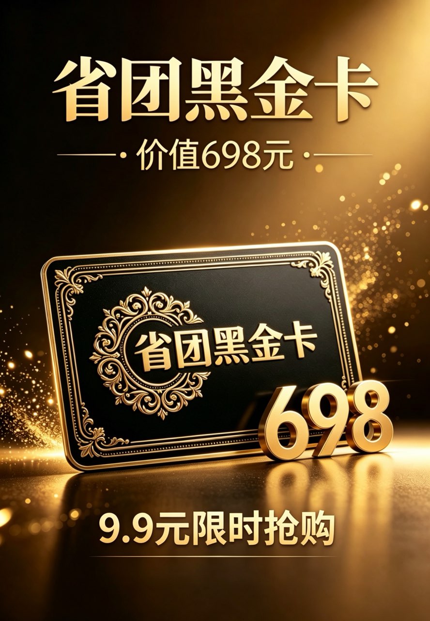省团生活 黑金卡
