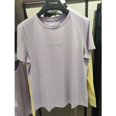 探路者女式短袖T恤2025夏季新款