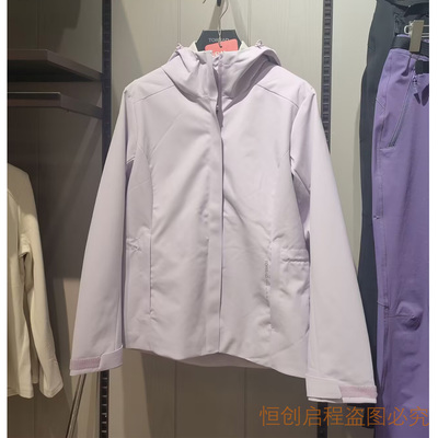 探路者单层冲锋衣女2026登山外套