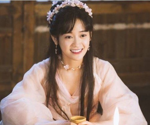 绝世千金林洛景同款花朵发箍头饰超仙古装汉服发饰耳夹套装