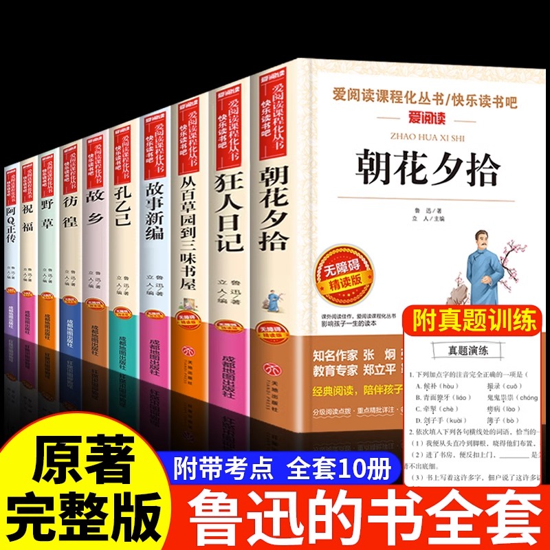 全10册鲁迅经典原著正版