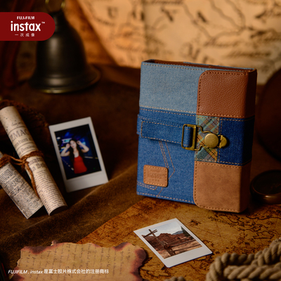 Fujifilm/富士instax一次成像正品原装相机大容量西部旷野系列迷你相册 可收纳42张迷你相纸