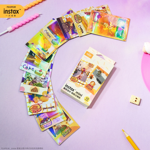 Fujifilm/富士instax一次成像正品原装相机蛋糕派对迷你边框贴