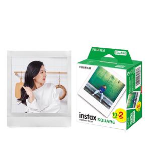 富士拍立得相纸instax square sq1 sq6 10 SQ20 sp-3相机方形星空彩虹白边黑白汉白玉相纸