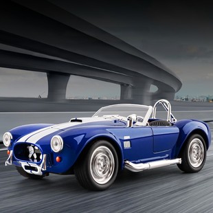 22福特谢尔比427眼镜蛇老爷车合金车模模型玩具车收藏摆件 嘉业1