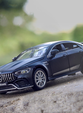 嘉业1:32仿真奔驰GT63S合金车模AMG跑车模型儿童回力玩具汽车摆件