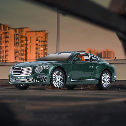 仿真124宾利欧陆GT合金车模玩具