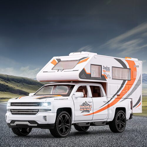 132雪佛兰房车模型仿真合金车模