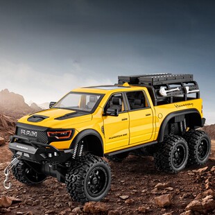 24道奇猛犸象皮卡车模仿真合金汽车模型儿童玩具车