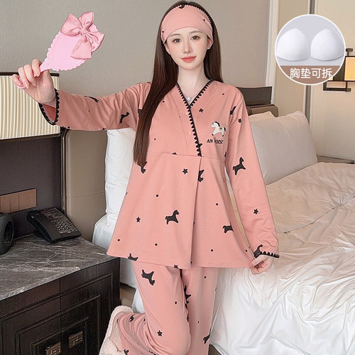 带头巾月子服春夏季薄款5月份