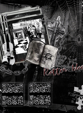 【二维码】二维码美化框原创圈美化圈2vm4R亚文化风格