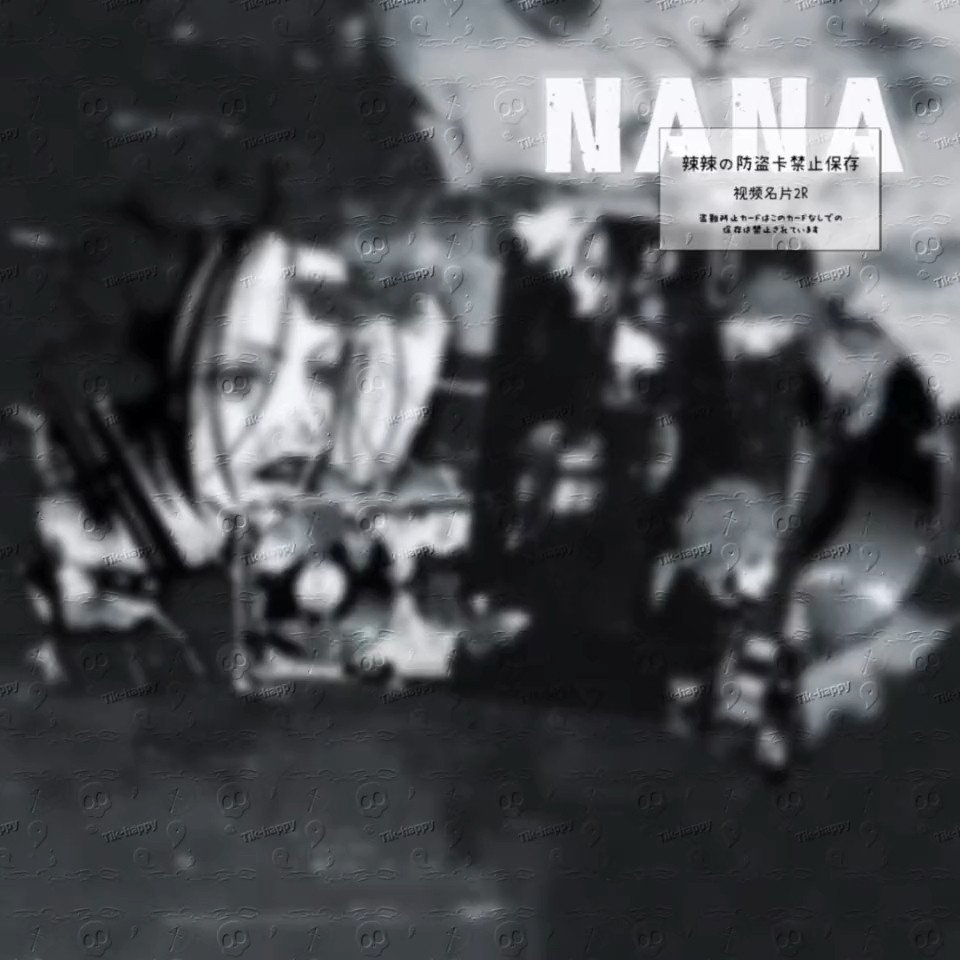 【视频名片】NANA娜娜微信qq半屏视频名片2R黑胶版na'na