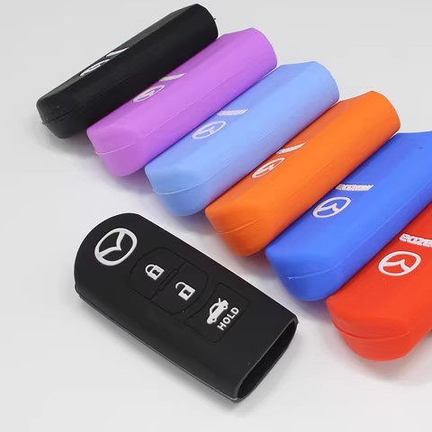 睦梦硅胶马自达简约钥匙包