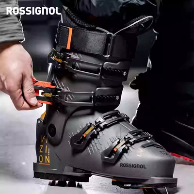 冷山双板ROSSIGNOL金鸡男士双板滑雪鞋STEP IN快穿VIZION硬度100