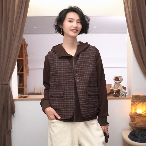 马甲CB6641胸围110衣长60