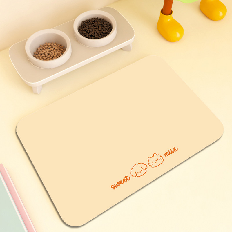 LUGUGU宠物餐垫吸水皮革防滑耐脏防溢出定制猫咪狗狗食盆免洗碗垫,宠物/宠物食品及用品,猫狗垫子,淘宝优惠券,粉丝福利购,淘宝优惠卷