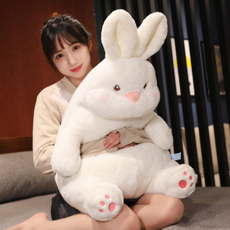 大白兔玩偶兔子毛绒玩具抱枕睡觉公仔慵懒布娃娃女生生日礼物