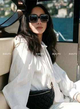 方形大框防紫外线太阳镜墨镜