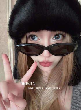 icc 26-3 辣妹风椭圆猫眼墨镜百搭素颜眼镜