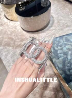 icc 4/9 时髦焦点！26s新款亚克满钻字母手镯手饰 女士