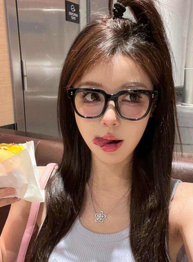 icc 03/26超级好看 自留款！26s大方框拼色眼镜 男女平光镜