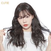 玉米烫高仿真自然假发潮 时尚 娇滴滴假发 女空气刘海波浪长卷发套