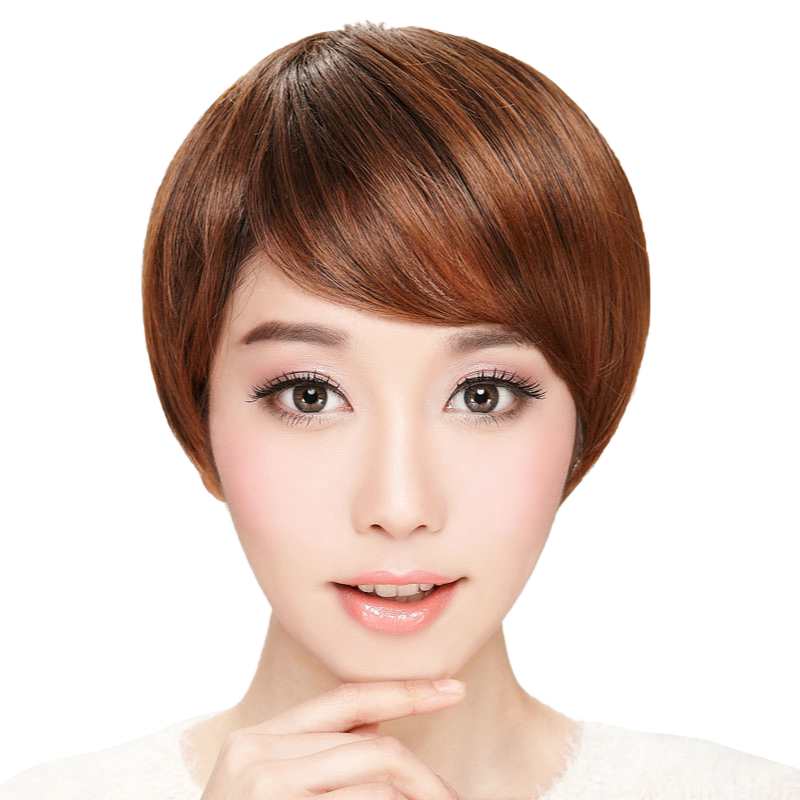 娇滴帅气蓬松逼真bobo头假发