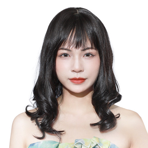 甜美长款梨花头卷发套