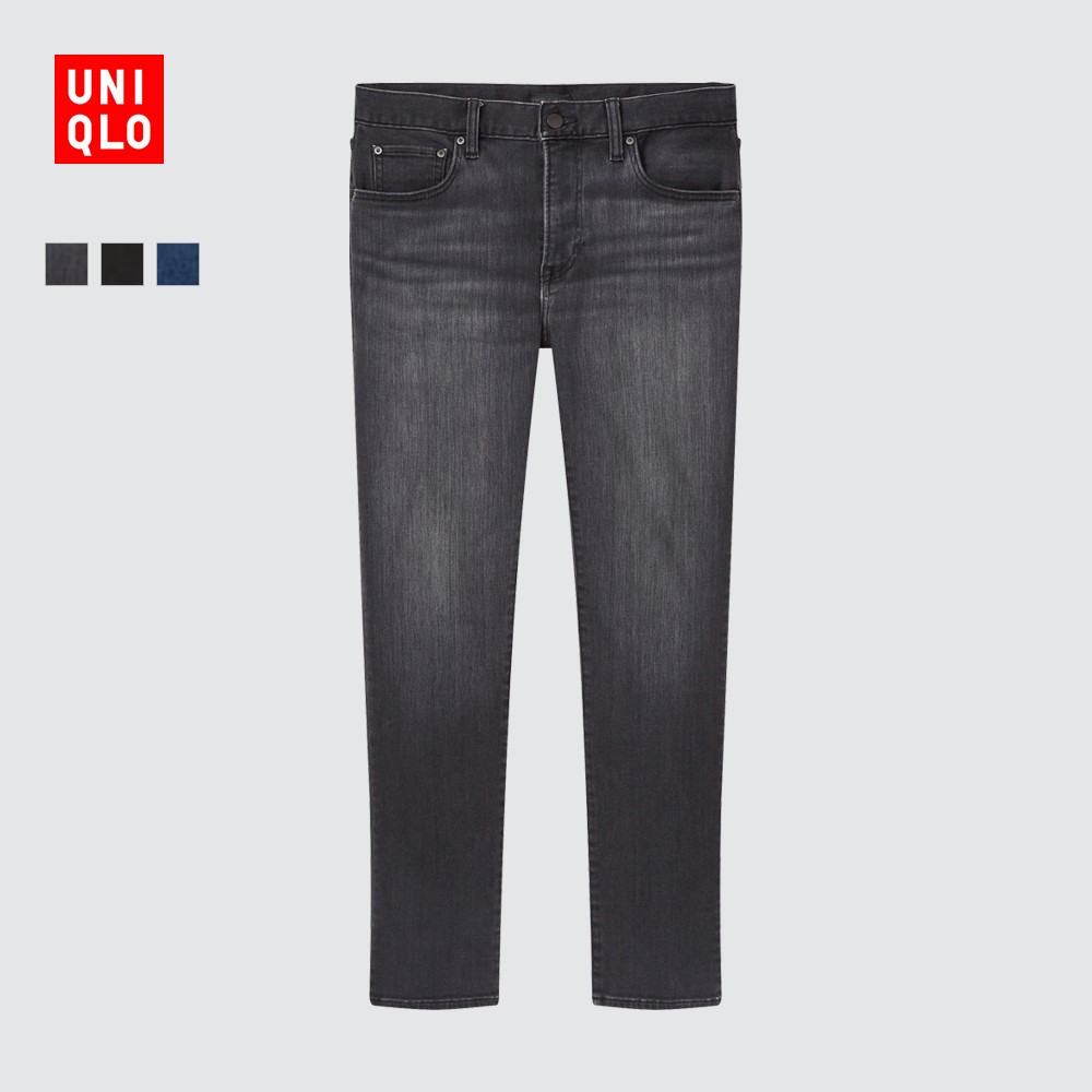 UNIQLO 优衣库 HEATTECH高弹力修身牛仔裤439182