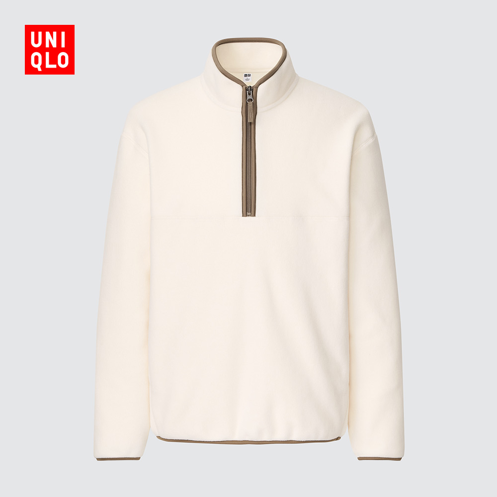 UNIQLO 优衣库 摇粒绒半拉链套头衫 441257