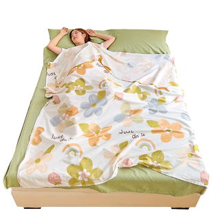 可拆分酒店隔脏睡袋纯棉旅游旅行床单被套便携式四件套全棉分体