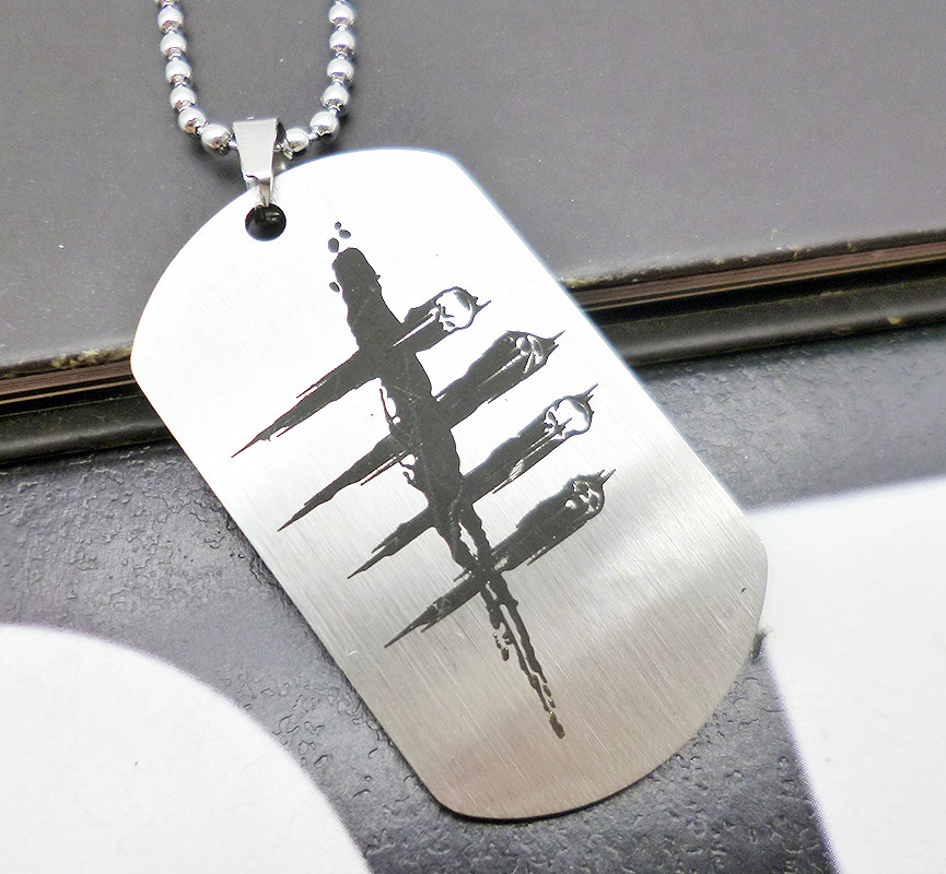 黎明杀机标志项链钥匙扣deadbydaylight游戏周边饰品挂件男礼物酷