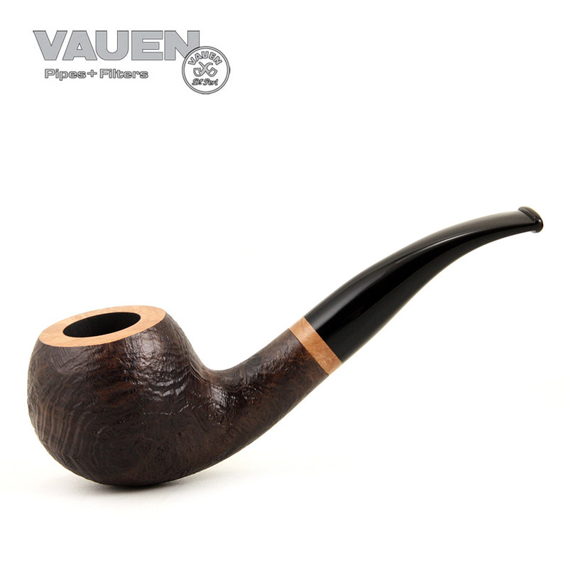 德国华云Vauen进口Briar木管Mokka摩卡5242喷砂麻面9mm过滤器