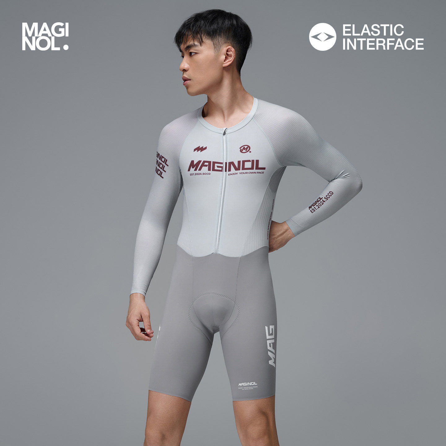 MAGINOL蛋袋连体骑行服双箭头图片