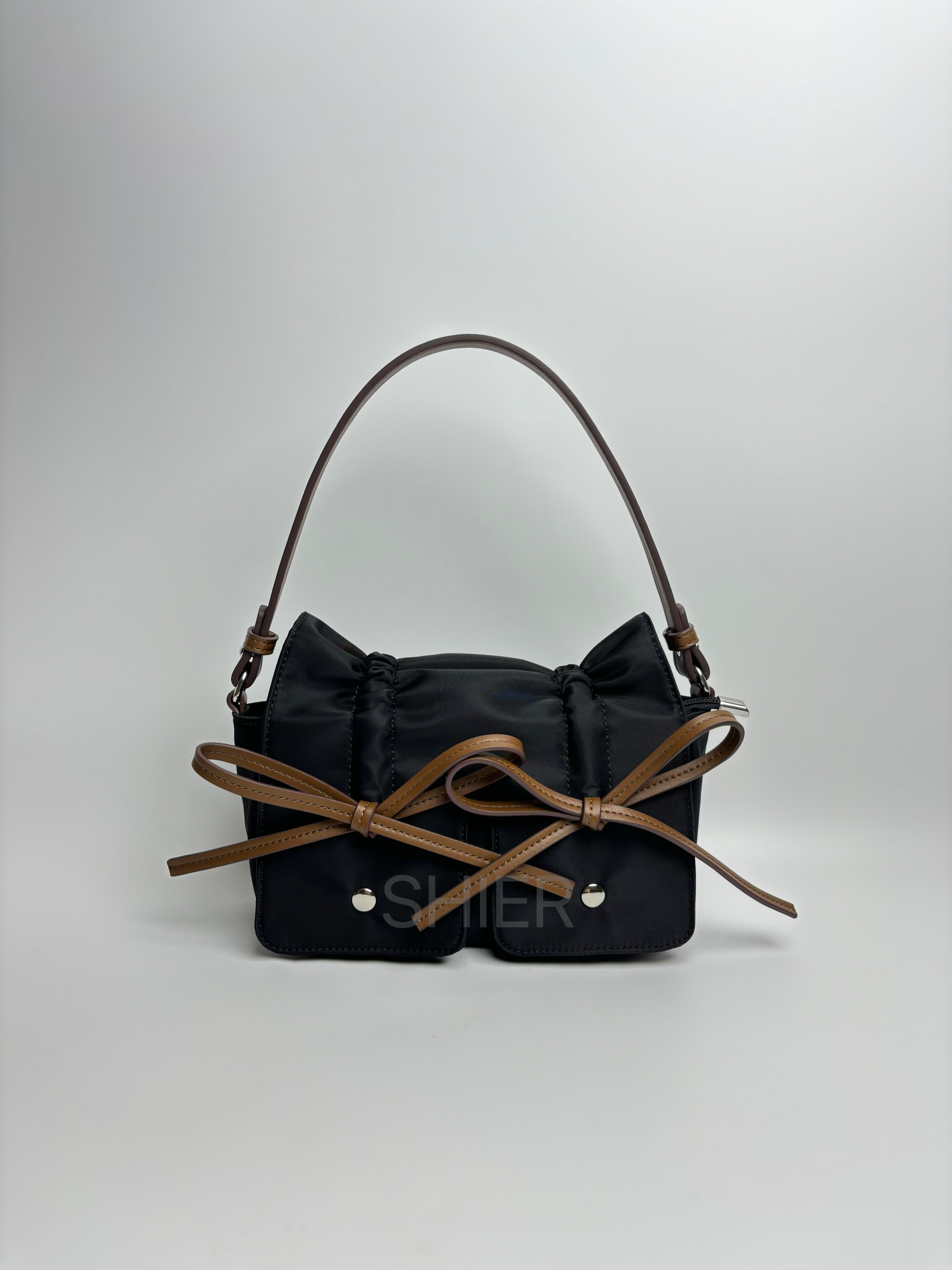 法式甜美辣妹风褶皱抽绳蝴蝶结绑带法棍包单肩手提斜挎小方包女士,箱包皮具/热销女包/男包,小方包,淘宝优惠券,粉丝福利购,淘宝优惠卷