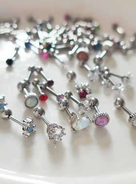 【粗杆耳钉合集】1.2MM钛钢耳钉耳骨钉欧美简约气质2025新款