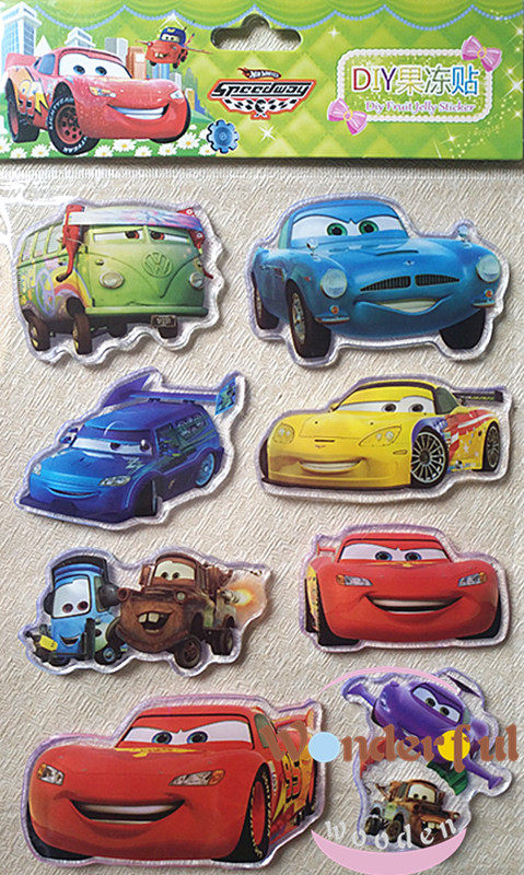 children Cartoon comic jelly Sticker Refrigerator Glass ceramic tile mirror No trace Static stickers Cars Stickersin the Home accessories , Stickers , Ceramic tile/Glass Sticker  category - from Buy2taobao.com to provide professional Taobao agent buy service