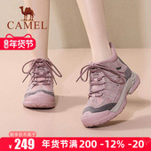 骆驼女鞋 厚底徒步鞋 2025冬季 户外高帮工装 Camel 休闲登山鞋 新款 鞋